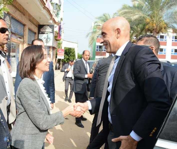 وزير التعليم يتفقد المدرسة اليابانية في محافظة البحيرة