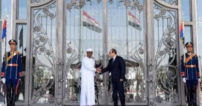 الرئيس السيسي يجرى مباحثات مع نظيره التشادى بالعلمين الجديدة