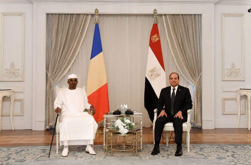 توافق مصرى - تشادى على دعم جهود وقف إطلاق النار بالسودان واستقرار ليبيا