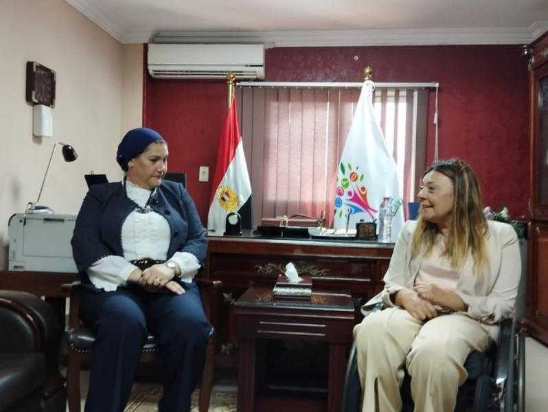 المشرف العام على ”القومي للأشخاص ذوي الإعاقة” تستقبل رئيسة المجلس القومي للطفولة والأمومة