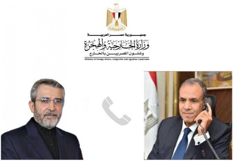 وزير الخارجية لنظيره الإيراني: التطورات الأخيرة في المنطقة تنذر باتساع رقعة الصراع