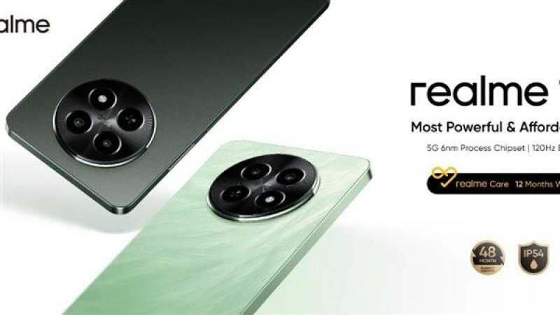 مواصفات Realme 12X مع MediaTek Dimensity 6100+ وبطارية 5000 مللي أمبير