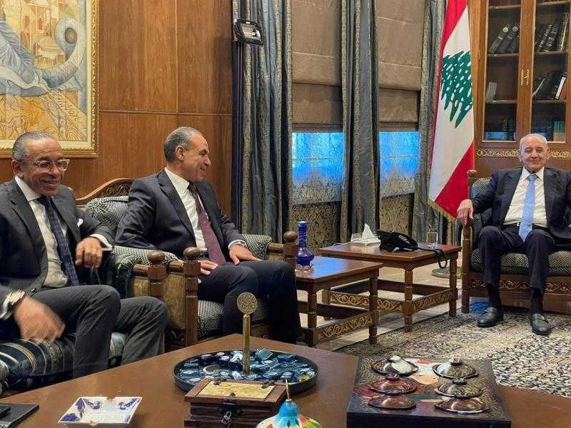 وزير الخارجية والهجرة يؤكد دعم مصر للبنان خلال لقاءاته في بيروت مع رئيس مجلس النواب ورئيس الوزراء اللبنانيين