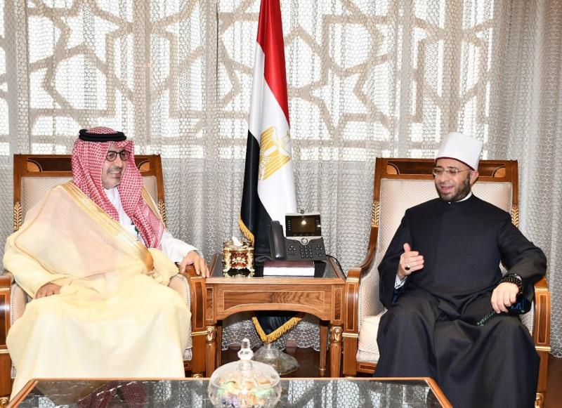 وزير الأوقاف يستقبل سفير المملكة العربية السعودية بالقاهرة والوفد المرافق له