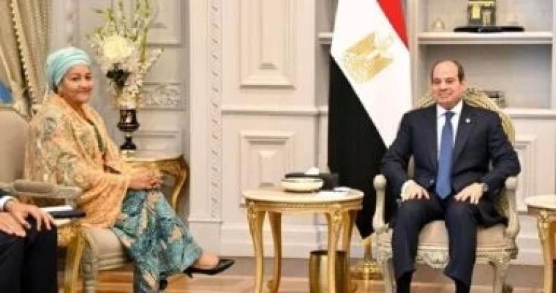 نائبة أمين الأمم المتحدة تشيد بدور مصر فى بناء السلام والتنمية لصالح الجميع