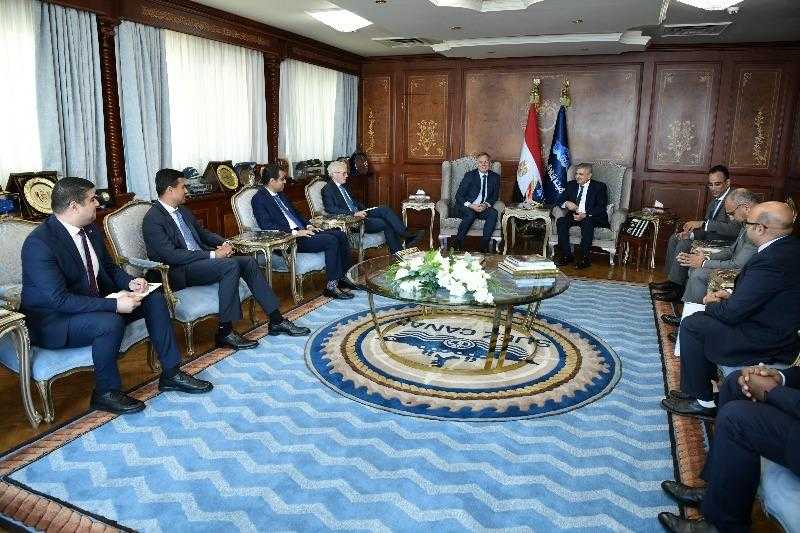 الفريق أسامة ربيع يلتقي نائب الرئيس التنفيذي لمجموعة ميرسك لبحث التعاون