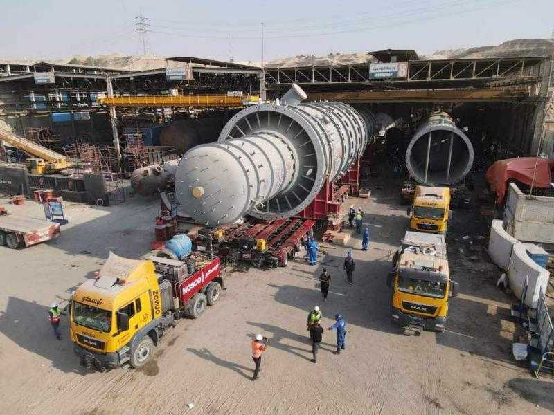 بأياد مصرية .. بتروجت تنتهى من تصنيع برج التقطير والمفاعل بمشروع تكرير البترول الجديد بالسويس