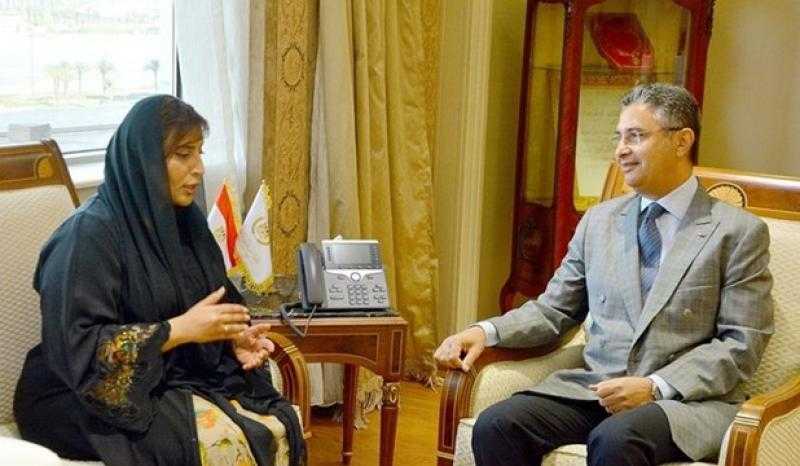 وزير التموين يبحث مع سفيرة الإمارات الاستثمار في مشروعات الصوامع والتخزين