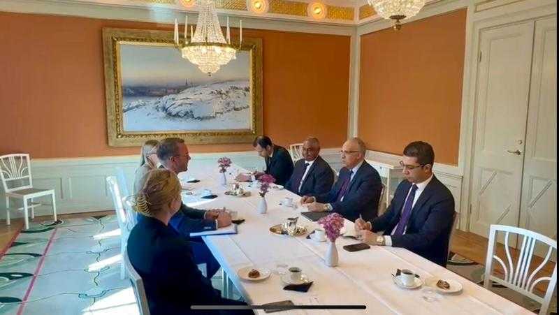 وزير الري يبحث التعاون مع السويد لاستخدام موارد المياه غير التقليدية | صور