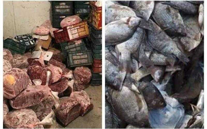 الخدمات البيطرية: ضبط 178 طن لحوم وأسماك غير صالحة للاستهلاك خلال شهر