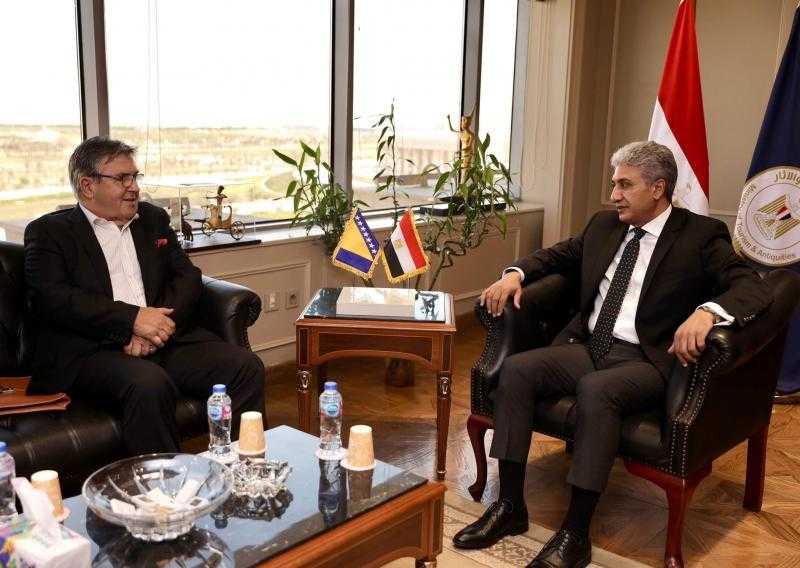 وزير السياحة والآثار يبحث مع سفير البوسنة والهرسك بالقاهرة تعزيز آواصر التعاون المشترك