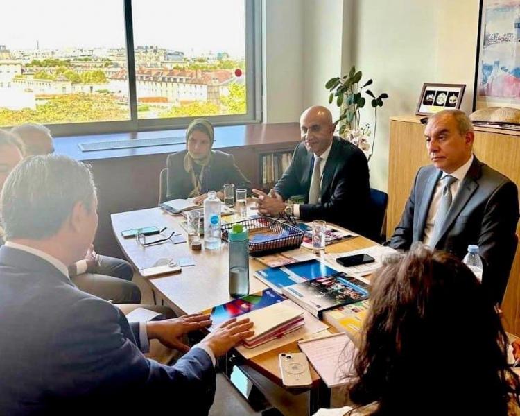 وزير الخارجية والهجرة وشئون المصريين بالخارج يستقبل رئيس الجهاز المصري لحماية الملكية الفكرية