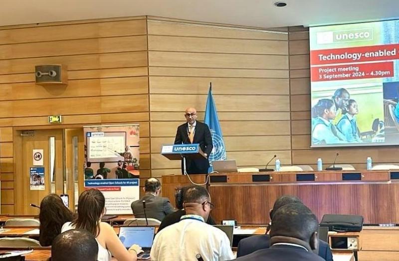 وزير التربية والتعليم يشارك فى جلسة ”مشروع المدارس المفتوحة للجميع المدعومة بالتكنولوجيا” خلال مؤتمر ”أسبوع التعلم الرقمى ٢٠٢٤” بفرنسا