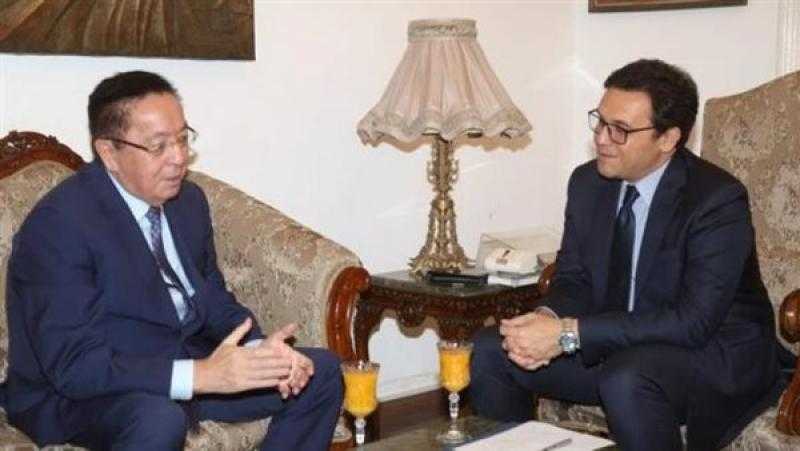 وزير الثقافة يبحث مع سفير كازاخستان بالقاهرة أطر التعاون المستقبلي