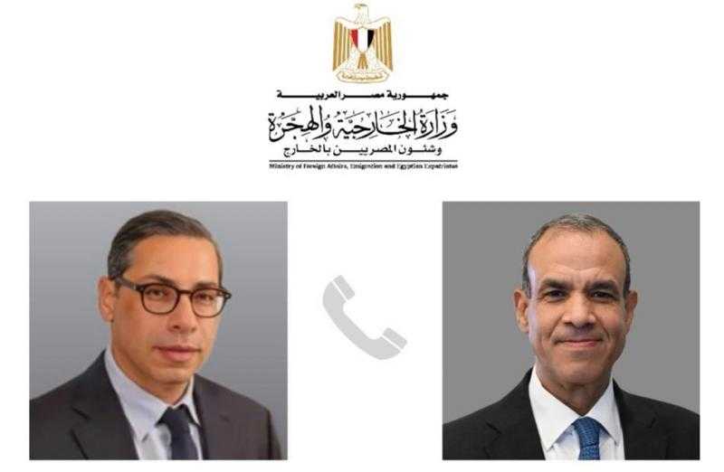 وزيرا خارجية مصر وقبرص يؤكدان حرصهما على تكثيف الجهود لتجنب تصاعد وتيرة العنف في المنطقة