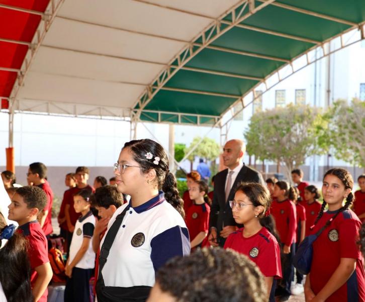 وزير التعليم يتفقد مدرسة النيل الدولية بأكتوبر للاطمئنان على انتظام العملية التعليمية