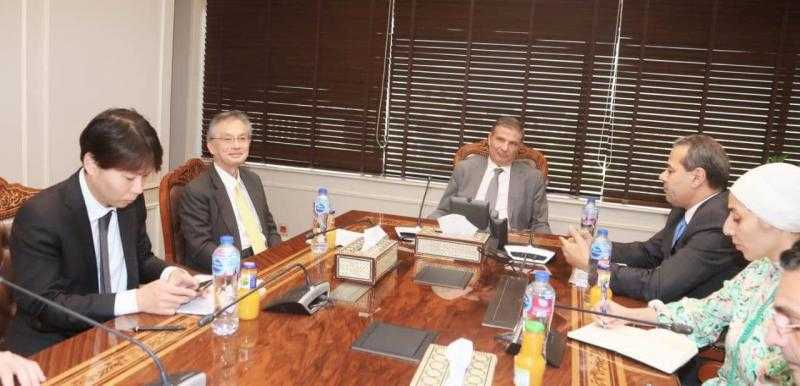 وزير الزراعة يبحث مع السفير الياباني التعاون في التكنولوجيات الحديثة وتنمية المصايد والزراعة الآلية