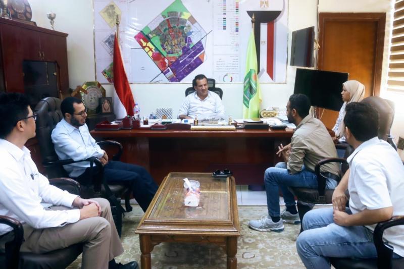 رئيس جهاز العاشر من رمضان يبحث التعاون مع ممثلي Otuska اليابانية المتخصصة بالصناعات الدوائية