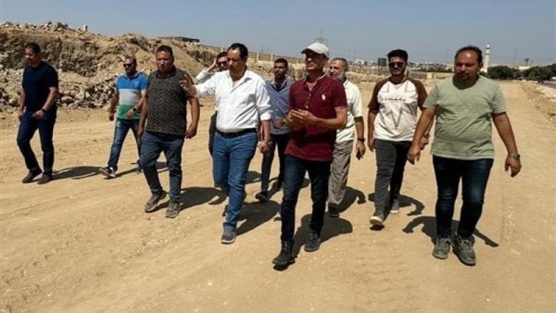 رئيس جهاز مدينة 6 أكتوبر يتفقد المشروعات الجاري تنفيذها بمنطقة الحزام الأخضر