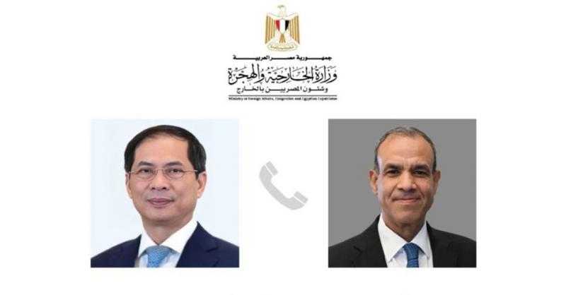 وزيرا خارجية مصر وفيتنام يبحثان تعزيز التعاون المشترك بين البلدين