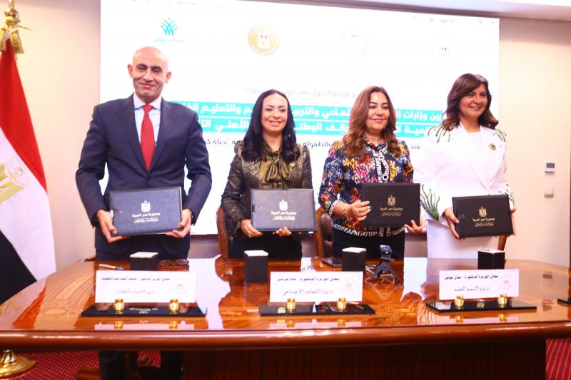 في إطار مبادرة «بداية جديدة لبناء الإنسان».. بروتوكول تعاون بين 3 وزارات والتحالف الوطني للعمل الأهلي