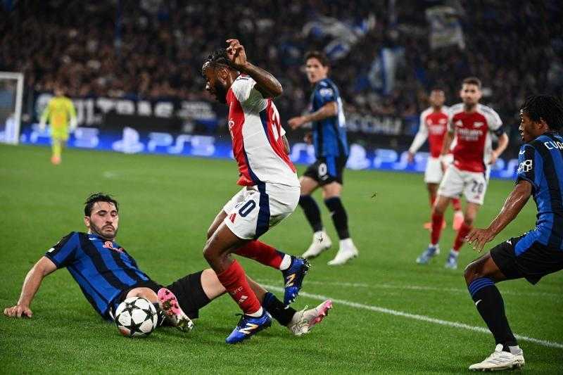 التعادل السلبي يخيم على مواجهة أتالانتا الإيطالي وأرسنال في دوري أبطال أوروبا