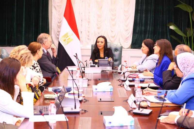 وزيرة التضامن تبحث مع سفير الاتحاد الأوروبي مجالات التمكين الاقتصادي