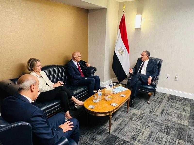 وزير الخارجية يلتقى المفوض السامى لحقوق الإنسان فى نيويورك