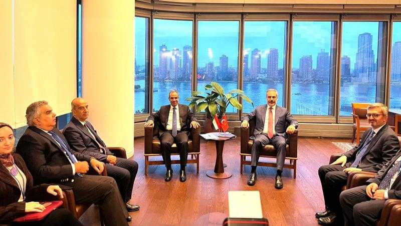 وزيرا خارجية مصر وتركيا يؤكدان ضرورة تحقيق وقف ‏فوري وشامل ودائم لإطلاق النار في غزة ولبنان