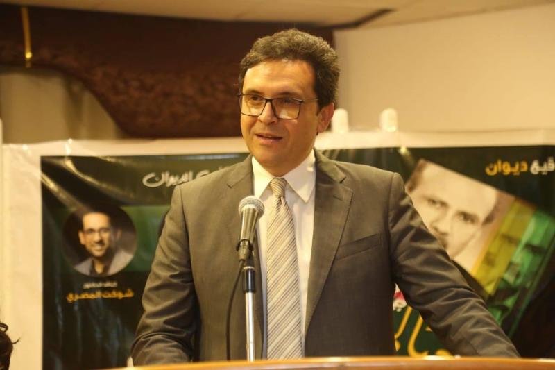 وزير الثقافة ونقيب الصحفيين يشهدان ندوة مناقشة ديوان ”خيالي” للشاعر الكبير جمال بخيت ويتفقدان ”معرض الكتاب”