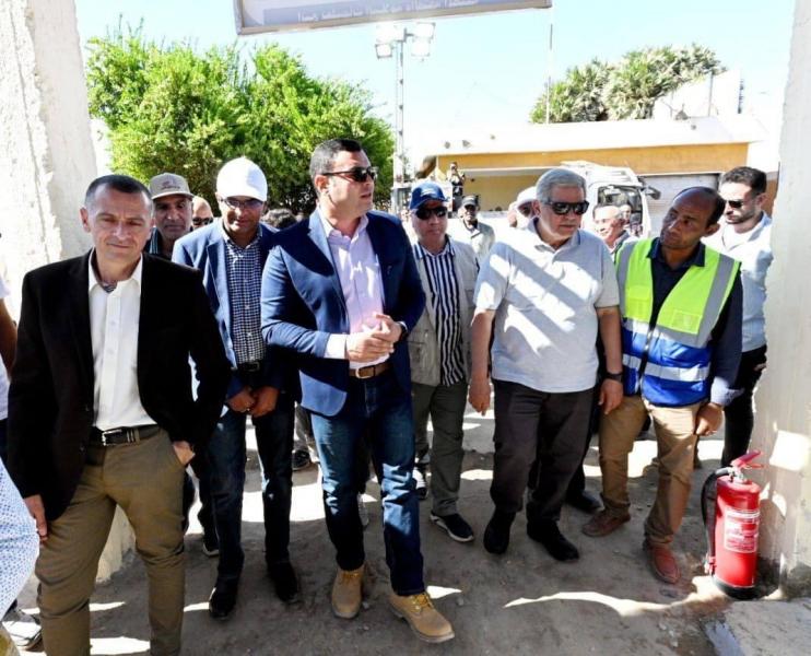 وزير الإسكان يتابع سير العمل بمحطة مياه خور أبو سبيرة.. ويتفقد تنفيذ محطة صرف صحى غرب أسوان