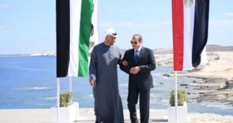 الرئيسان السيسي وبن زايد: ”رأس الحكمة” نموذج للشراكة التنموية بين مصر والإمارات