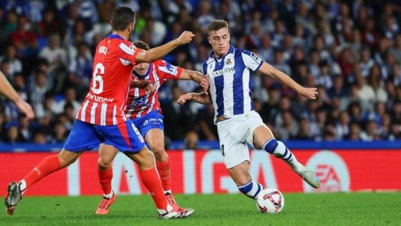 سوسيداد يتعادل في الدقائق الأخيرة مع أتلتيكو مدريد بالدوري الإسباني