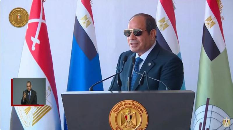 الرئيس السيسي: مصر لها موقف ثابت وعادل تجاه القضية الفلسطينية