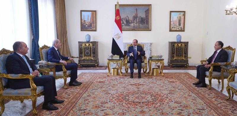 الرئيس السيسي يستقبل وزير الخارجية الأردني لبحث جهود التهدئة في المنطقة