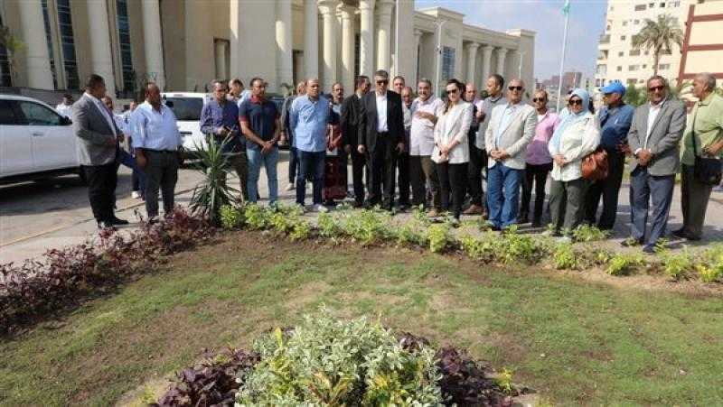 محافظ الجيزة يتفقد أعمال التطوير بمحيط محطة قطارات بشتيل