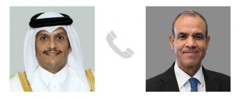 وزير الخارجية يبحث مع رئيس الوزراء القطري الجهود المشتركة لوقف إطلاق النار في غزة وإطلاق سراح الرهائن