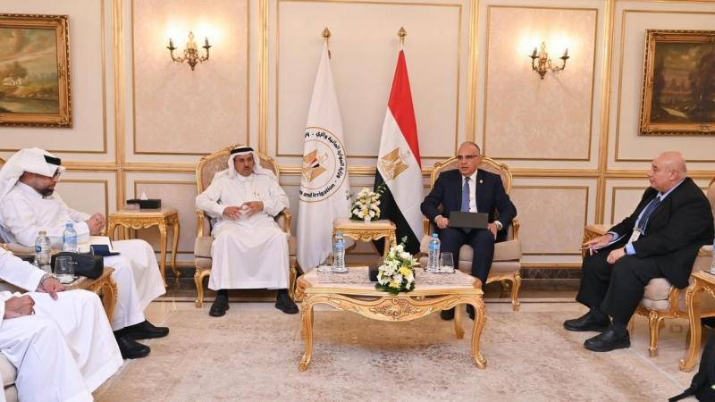 الدكتور سويلم يلتقى وكيل وزارة المياه السعودية والوفد المرافق له