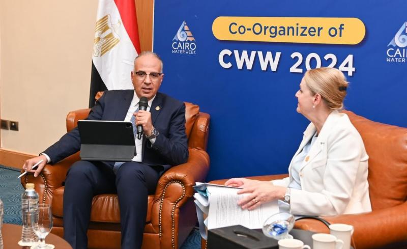 الدكتور سويلم يشارك فى جلسة ”برنامج عمل الشراكة المائية بين مصر والاتحاد الأوروبي ٢٠٢٤ - ٢٠٢٥”