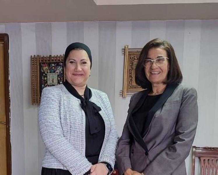 رئيسة المجلس القومي للطفولة تستقبل المدير التنفيذي لمؤسسة ”بصيرة”