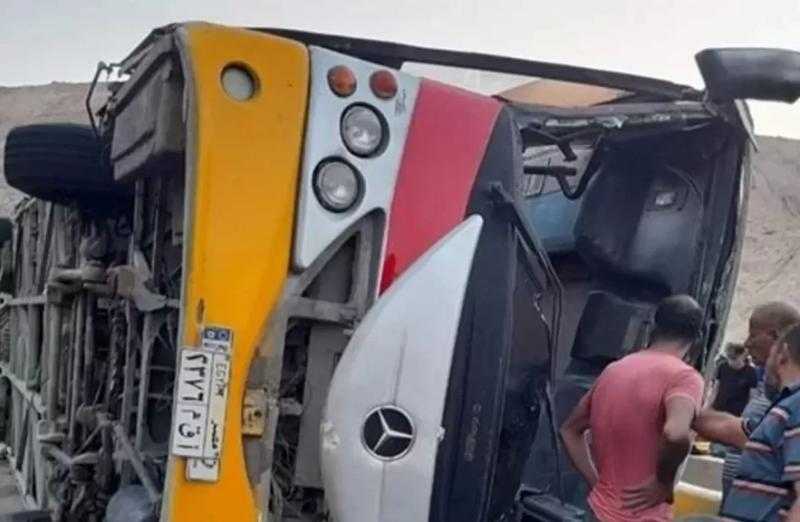 النيابة العامة تؤكد ثبوت تعاطى سائق أتوبيس حادث الجلالة مخدر المورفين