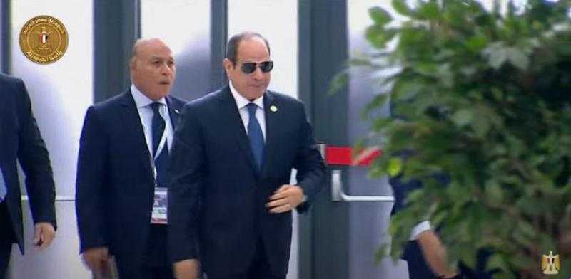 شاهد.. الرئيس السيسي يصل مقر انعقاد قمة ”بريكس” في قازان الروسية