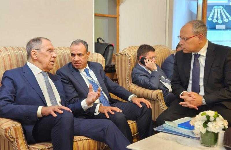 وزيرا خارجية مصر وروسيا يعقدان جلسة مباحثات.. وغزة ولبنان فى مقدمة المناقشات