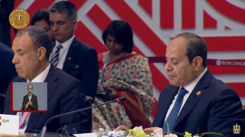 الرئيس السيسي يؤكد التزام مصر بمبادئ ومحاور عمل تجمع بريكس