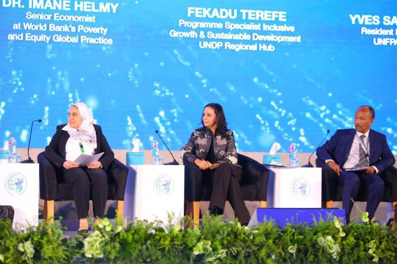 وزيرة التضامن الاجتماعي تشارك في جلسة تحت عنوان ”ما وراء التفاوت في الدخل” ضمن فعاليات المؤتمر العالمي للسكان والصحة والتنمية البشرية