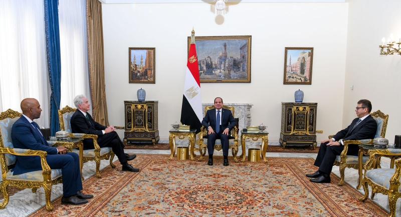 الرئيس يؤكد لـ ”وليام بيرنز” قوة الشراكة الاستراتيجية الراسخة بين مصر والولايات المتحدة