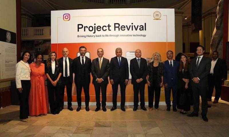 إقبال وتفاعل كبير من زائري المتحف القومي للحضارة المصرية على تجربة مشروع «Project Revival»