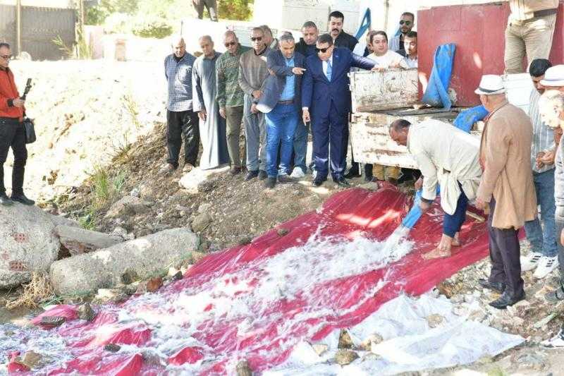 محافظ الدقهلية يشهد إلقاء مليون وحدة زريعة سمكية في النيل بالمنصورة