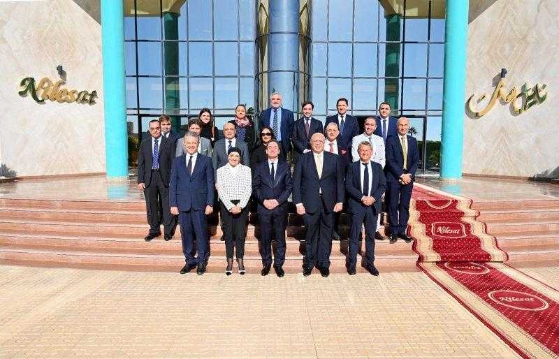 بحضور سفير فرنسا لدى مصر.. النايل سات تحتفل بمرور 25 عامًا على شراكتها مع الشركات الفرنسية