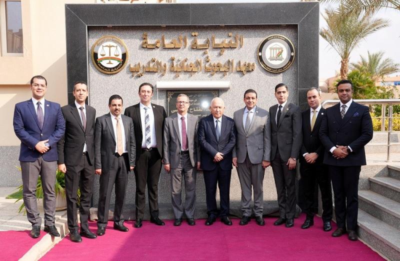 النائب العام يستقبل نظيره الأردني بمقر مكتبه في القاهرة